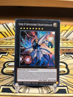 Yugioh Nummer 38: Hoffnungsvorbote Drachentitanengalaxie CYHO-DESE2 Super Rare - Image 1
