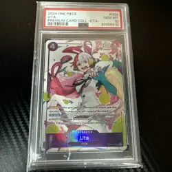 2024 ONE PIECE PROMO CARDS #PR-004 UTA PREMIUM COLLECTION UTA PSA 10 - Image 1