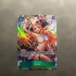 * Clean N/M One Piece TCG Nami OP14-031 Alt Art The Azure Sea’s Seven English - Image 1