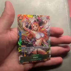 * Clean N/M One Piece TCG Nami OP14-031 Alt Art The Azure Sea’s Seven English - Image 3