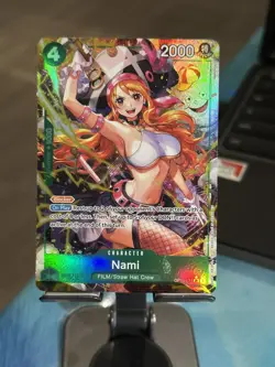 * AS IS*One Piece TCG Nami OP14-031 Alt Art SR The Azure Sea’s Seven EnglishOP14 - Image 3
