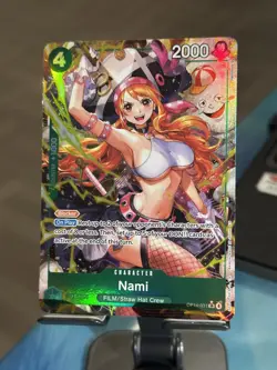 * AS IS*One Piece TCG Nami OP14-031 Alt Art SR The Azure Sea’s Seven EnglishOP14 - Image 4