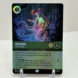 Disney Lorcana Whispers In The Well Megara Secret Keeper Epic 213/204 NM - Image 1