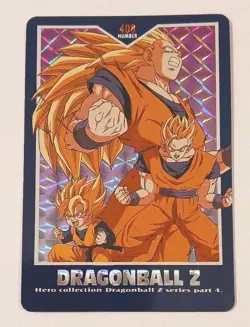 Dragon Ball Z Hero Collection 4 408 Super Saiyans Card 1995 - Image 1