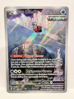 Pokemon Card Iron Bundle Holo Rare 97/189 Scarlet & Violet 3 Obsidian Flames - Image 1