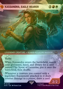 FOIL Kassandra, Eagle Bearer (Universes Beyond: Assassin's Creed) - Showcase NM - Image 1
