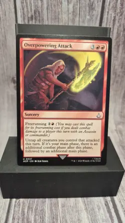 Overpowering Attack - #37 - MTG - Universes Beyond: Assassin's Creed (ACR) - Image 1