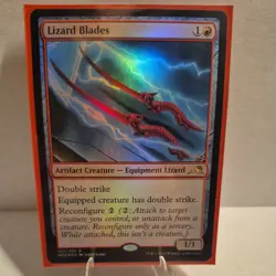 1x Lizard Blades, Foil, Magic the Gathering MTG NM - Image 1