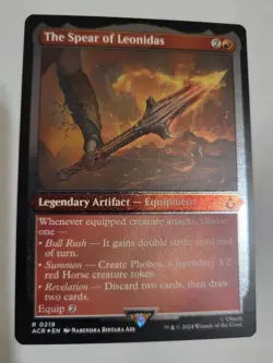 MTG THE SPEAR OF LEONIDAS FOIL 219 EX-MINT FREE SHIP!!! - Image 1