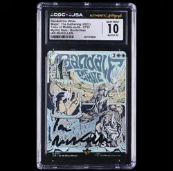 Gandalf The White M0732 IAN MCKELLEN CGC X JSA GEM MINT 10 AUTO 10 MTG LOTR - Image 1