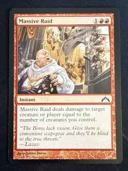 1x Massive Raid (100) Gatecrash LP MTG Magic the Gathering x1 MKE - Image 1