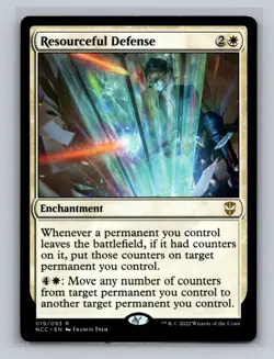 Resourceful Defense (019) New Capenna Commander Non-Foil Card MTG LP - Image 1