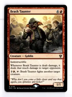 Brash Taunter 148 Commander: Murders at Karlov Manor R MTG LP - Image 1