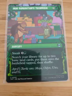 MTG New Generation's Technique (Showcase) 0240 Teenage Mutant Ninja Turtles M/NM - Image 1