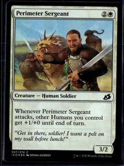 MTG Perimeter Sergeant in FOIL! Magic the Gathering! - Image 1