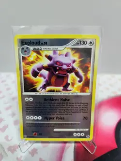 Pokemon TCG - Exploud 17/106 - D&P Great Encounters - Reverse Holo - NM/M - Image 1