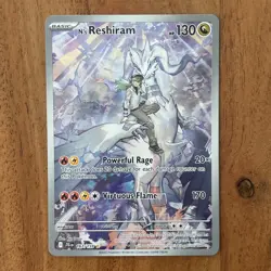 Pokemon TCG N's Reshiram 167/159 Journey Together Holo IR Illustration Rare NM - Image 1