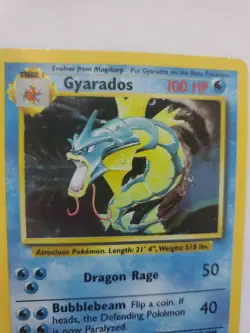 Gyarados Base Set Holo Fossil Pokemon Card WOTC - Image 5