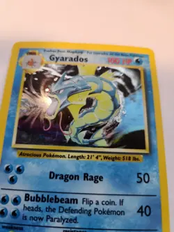 Gyarados Base Set Holo Pokemon Card WOTC - Image 3