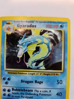 Gyarados Base Set Holo Pokemon Card WOTC - Image 5