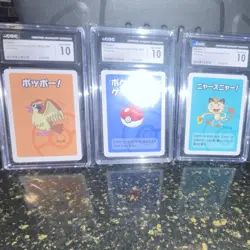 Pokemon Playing Cards Old Maid 2019 Japanese Gem Mint Pidgey Meowth Poke Ball - Image 2