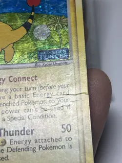 Ampharos 1/115 Unseen Forces Stamped Holo Pokemon TCG - Image 2