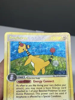 Ampharos 1/115 Unseen Forces Stamped Holo Pokemon TCG - Image 3