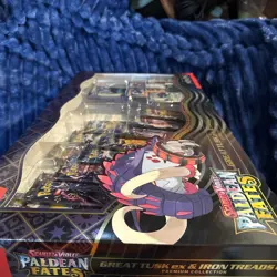 Sealed Pokemon Paldean Fates Great Tusk ex & Iron Treads ex Premium Collection - Image 3
