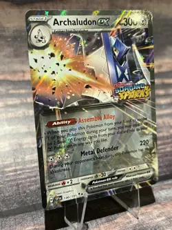 Pokemon Archaludon ex Surging Sparks Stamped Promo Holo 130/191 - Image 2