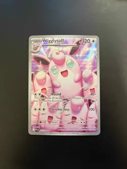 Wigglytuff 105/094 Illustration Rare Holo Phantasmal Flames Pokemon TCG NM - Image 1