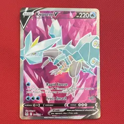 Pokemon Kyurem V Swsh11: Lost Origin Ultra Rare Full Art Holo 174/196 MINT - Image 1