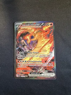 Team Rocket's Moltres ex 229/182 SIR Destined Rivals Pokemon English - Image 1