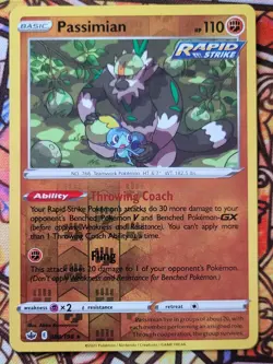 Passimian 088/198 Reverse Holo Rare Chilling Reign Pokemon Card Mint - Image 1