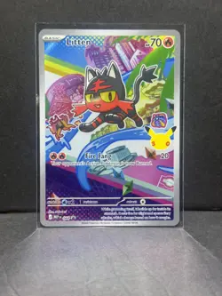 Pokemon Mega Evolution MEP 043 Rowlet 044 Litten 045 Popplio - Black Star Promo - Image 5