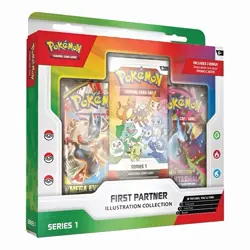 Pokemon TCG First Partner Illustration Collection Series 1 Box - New Sealed - Image 1