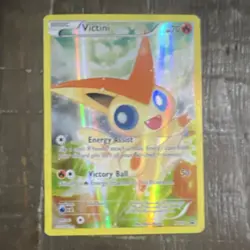 Pokemon Victini XY117 XY Promo Holo Basic Fire Pokemon TCG 70 HP - Image 1