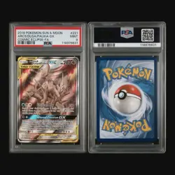 Pokemon Arceus and Dialga and Palkia GX Alternate Full Art Card 221/236 - Image 1