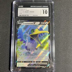 Pokemon Cramorant V Swsh01 Sword & Shield 155/202 2020 Ultra Rare Holo V - Image 1