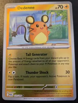 Dedenne 029/088 Reverse Holo Common Mega Evolution: Perfect Order Pokemon TCG - Image 1