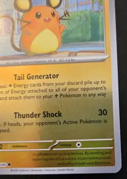 Dedenne 029/088 Reverse Holo Common Mega Evolution: Perfect Order Pokemon TCG - Image 5