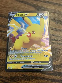 Pokemon Pikachu V SWSH061 Black Star Promo Ultra Rare Holo - NM - Image 1