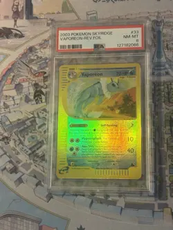 2003 Pokemon Skyridge Rev Holo #33 PSA 8 🔥 Near Mint 🔥 Cert# 127182066 - Image 2
