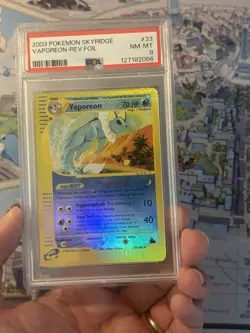 2003 Pokemon Skyridge Rev Holo #33 PSA 8 🔥 Near Mint 🔥 Cert# 127182066 - Image 5
