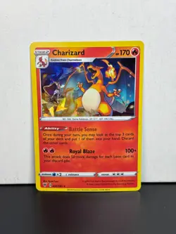 Charizard 25/185 Cracked Ice Holo Rare Deck Exclusive Pokemon Vivid Voltage 1 - Image 1