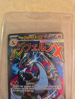 2025 Pokemon Black Star Promo #023 Mega Charizard X ex MINT Ultra Premium - Image 3