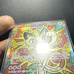 The Pokemon Company Meowth ex Special Art Rare Full Art Holo 114/080 HP 170 - Image 3
