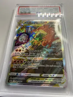 2022 Ultra Premium Collection Charizard VStar Full Art Pokemon SWSH262 - PSA 8 - Image 2