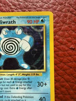 Pokemon Poliwrath No.013/102 Holo Rare Base Set 1999 English LP - Image 4