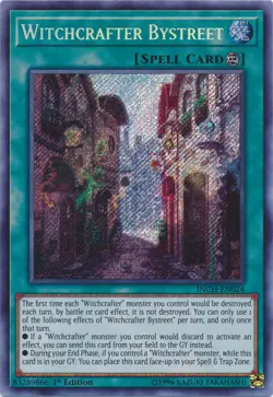 Yugioh! LP Witchcrafter Bystreet - INCH-EN024 - Secret Rare - 1st Edition Lightl - Image 1