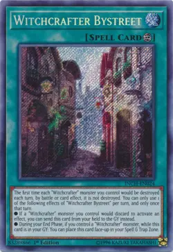 Yugioh! Witchcrafter Bystreet - INCH-EN024 - Secret Rare - 1st Edition Near Mint - Image 1